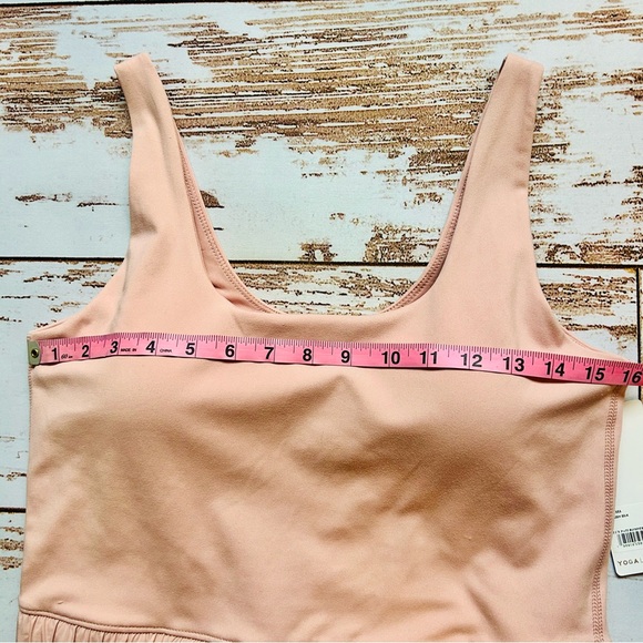 Yogalicious | Blush Pink Lux Pati Romper size Large NWT - Picture 4 of 11